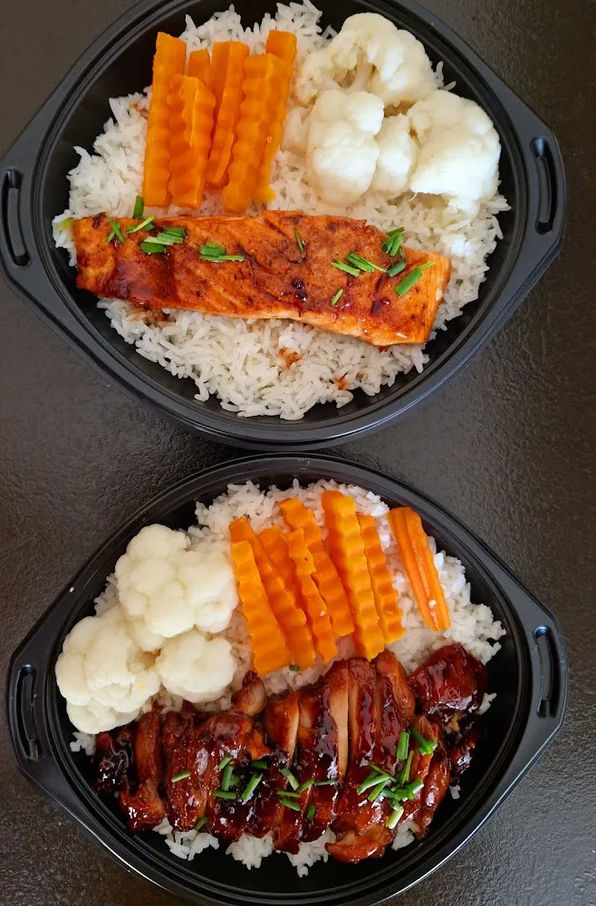 Teriyaki Poulet Et Saumon